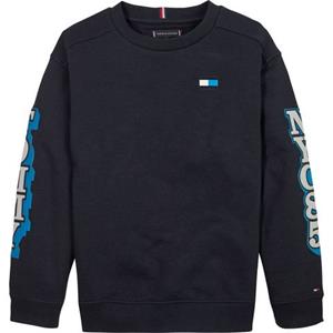 Tommy Hilfiger Sweatshirt FUN LOGO SWEATSHIRT mit Print auf den Ärmeln