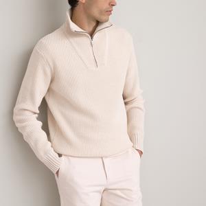 LA REDOUTE COLLECTIONS Trui met schipperskraag in warm tricot