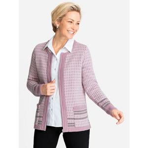 Classic Jacquardstrickjacke