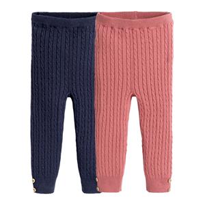 LA REDOUTE COLLECTIONS Set van 2 leggings in kabeltricot