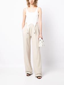 Helmut Lang Broek met afwerking - Beige