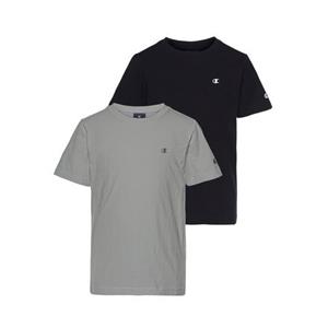 Champion T-Shirt "Basic 2pack Crew-Neck - für Kinder", (Packung, 2 tlg.)