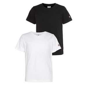 Champion T-Shirt "Classic 2pack Crewneck T-Shirt - für Kinder", (Packung, 2 tlg.)