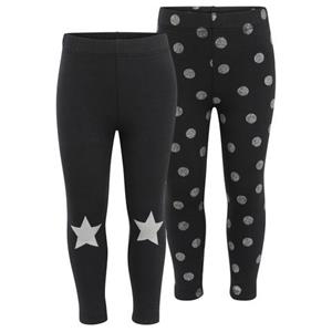 KIDSWORLD Legging 2-pack leggings, met sterrenprint (set, 2-delig)