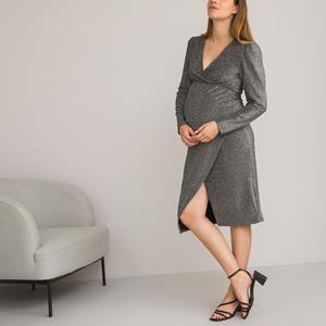 LA REDOUTE COLLECTIONS Zwangerschapsjurk, in glanzend tricot