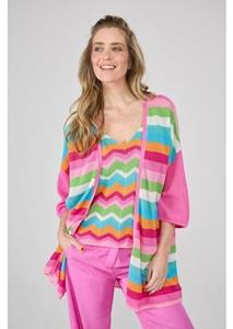 Lieblingsstück Strickjacke "NimetL", mit bunten Streifen