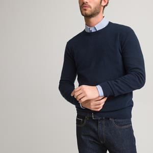 LA REDOUTE COLLECTIONS Trui met ronde hals in kasjmier, made in Europe