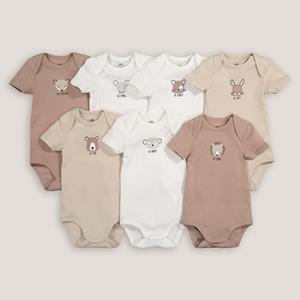 LA REDOUTE COLLECTIONS Set van 7 rompers met korte mouwen