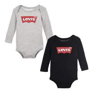 Levi's Kids Levis Kids Langarmbody "LS 2PK BATWING BODYSUIT", (2 tlg.), UNISEX