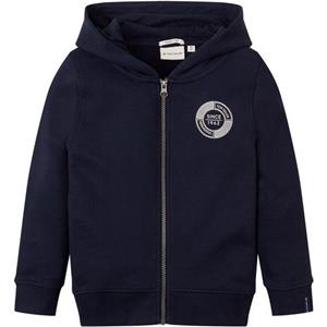 TOM TAILOR Funktions-Kapuzensweatjacke Kapuzen Hoodie mit Logoprint