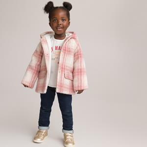 LA REDOUTE COLLECTIONS Geruite warme jas met kap