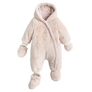 LA REDOUTE COLLECTIONS Combi-pilotenpakje met kap in donzige stof