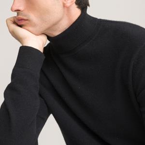 LA REDOUTE COLLECTIONS Trui met rolkraag in kasjmier, made in Europe
