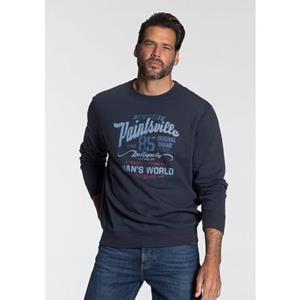 Man's World Sweatshirt met borstprint