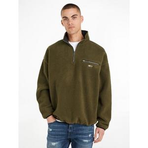 Tommy Jeans Fleecepullover "TJM OVZ TONAL 1/2 ZIP SHERPA"