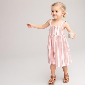 LA REDOUTE COLLECTIONS Gestreepte jurk met schouderbandjes