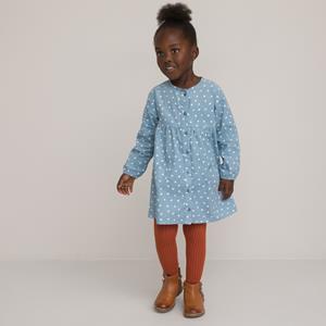 LA REDOUTE COLLECTIONS Jurk in fluweel, "hart" motiefjes