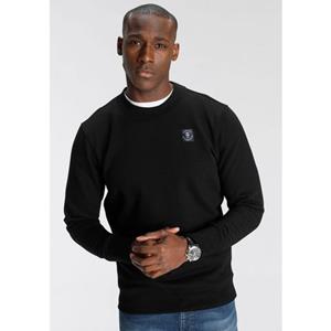 DELMAO Sweatshirt, mit modischem Brustlabel - NEUE MARKE