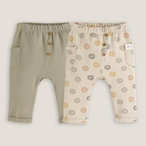 LA REDOUTE COLLECTIONS Set van 2 sarouels in molton