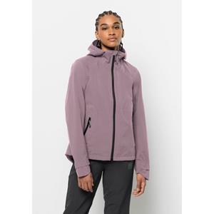 Jack Wolfskin Bike Commute Mono Hardshell Fietsjas Dames Lila