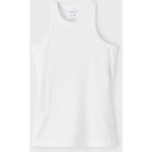 Name It Geribde tanktop NKFKAB SL SLIM TOP NOOS met een ronde hals