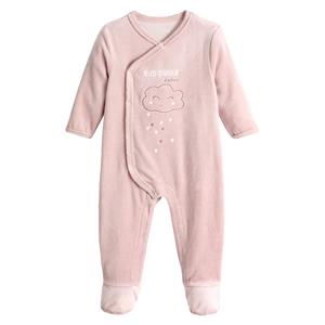 Pyjama 1-delig in katoenfluweel