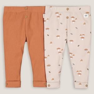 LA REDOUTE COLLECTIONS Set van 2 geribde leggings