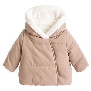 LA REDOUTE COLLECTIONS Warme jas met kap gevoerd in sherpa