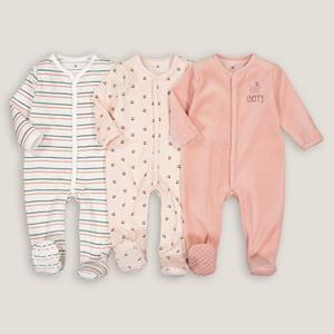 LA REDOUTE COLLECTIONS Set van 3 pyjama's in fluweel