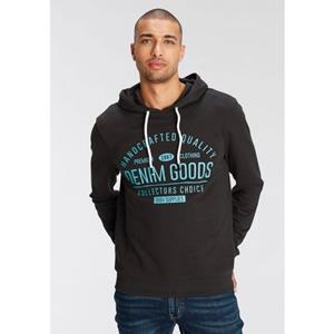 AJC Kapuzensweatshirt, mit konstrastfarbenem Labelprint