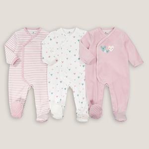 LA REDOUTE COLLECTIONS Set van 3 pyjama's, 1-delig in fluweel
