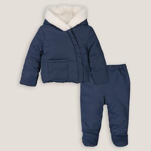 LA REDOUTE COLLECTIONS Combi-pilotenpakje 2-delig, warm, met kap