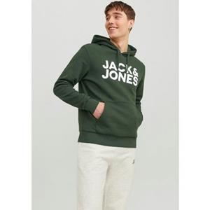 Jack & Jones Hoodie Hoodie Corp Logo Langarmpullover mit Kapuze (1-tlg)