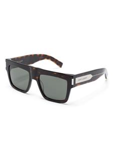 saintlaurenteyewear Saint Laurent Eyewear Zonnebril met schildpadschild design - Bruin