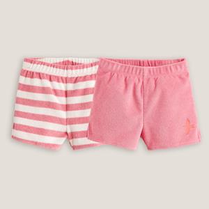 LA REDOUTE COLLECTIONS Set van 2 shorts in badstof