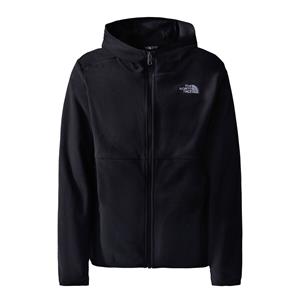 The North Face Glacier Jas Capuchon Volledige Rits Tieners Zwart
