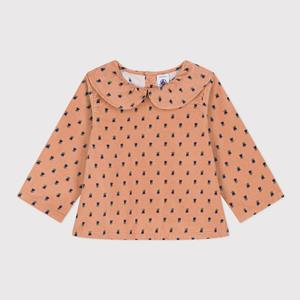 PETIT BATEAU Blouse met lange mouwen in fluweel
