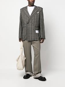 maisonmiharayasuhiro Maison MIHARA YASUHIRO Geruite blazer - Zwart