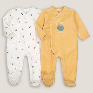 LA REDOUTE COLLECTIONS Set van 2 pyjama's in fluweel