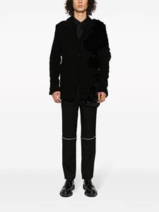 Comme Des Garçons Homme Plus Blazer met enkele rij knopen - Zwart