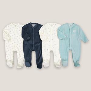 LA REDOUTE COLLECTIONS Set van 4 pyjama's in fluweel