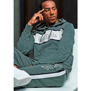 Bench. Loungewear Hoodie Langarm, sweatshirt met ronde hals en capuchon, katoenmix