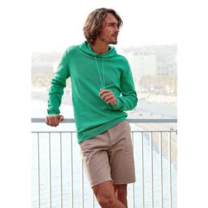 H.I.S Gebreide trui Met capuchon, regular fit Pullover met ronde hals, fijn breiwerk, katoenmix