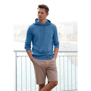 H.I.S Gebreide trui Met capuchon, regular fit Pullover met ronde hals, fijn breiwerk, katoenmix