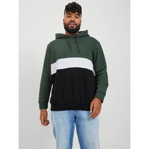 Jack & Jones PlusSize Kapuzensweatshirt JJEREID BLOCKING SWEAT HOOD NOOS PLS