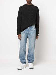 DOMREBEL Jeans met grafische print - Blauw