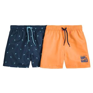 LA REDOUTE COLLECTIONS Set van 2 zwemshorts
