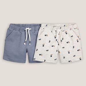 LA REDOUTE COLLECTIONS Set van 2 shorts in molton