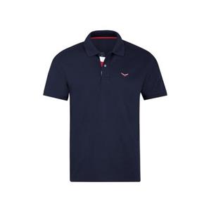 Trigema Poloshirt TRIGEMA Poloshirt mit maritimen Details (1-tlg)