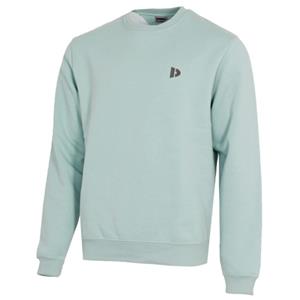 Donnay Donnay Heren - Fleece Crew Sweater Dean - Lichtgroen